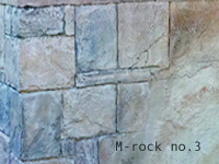 レストラン外装を大理石の擬岩で装飾した画像